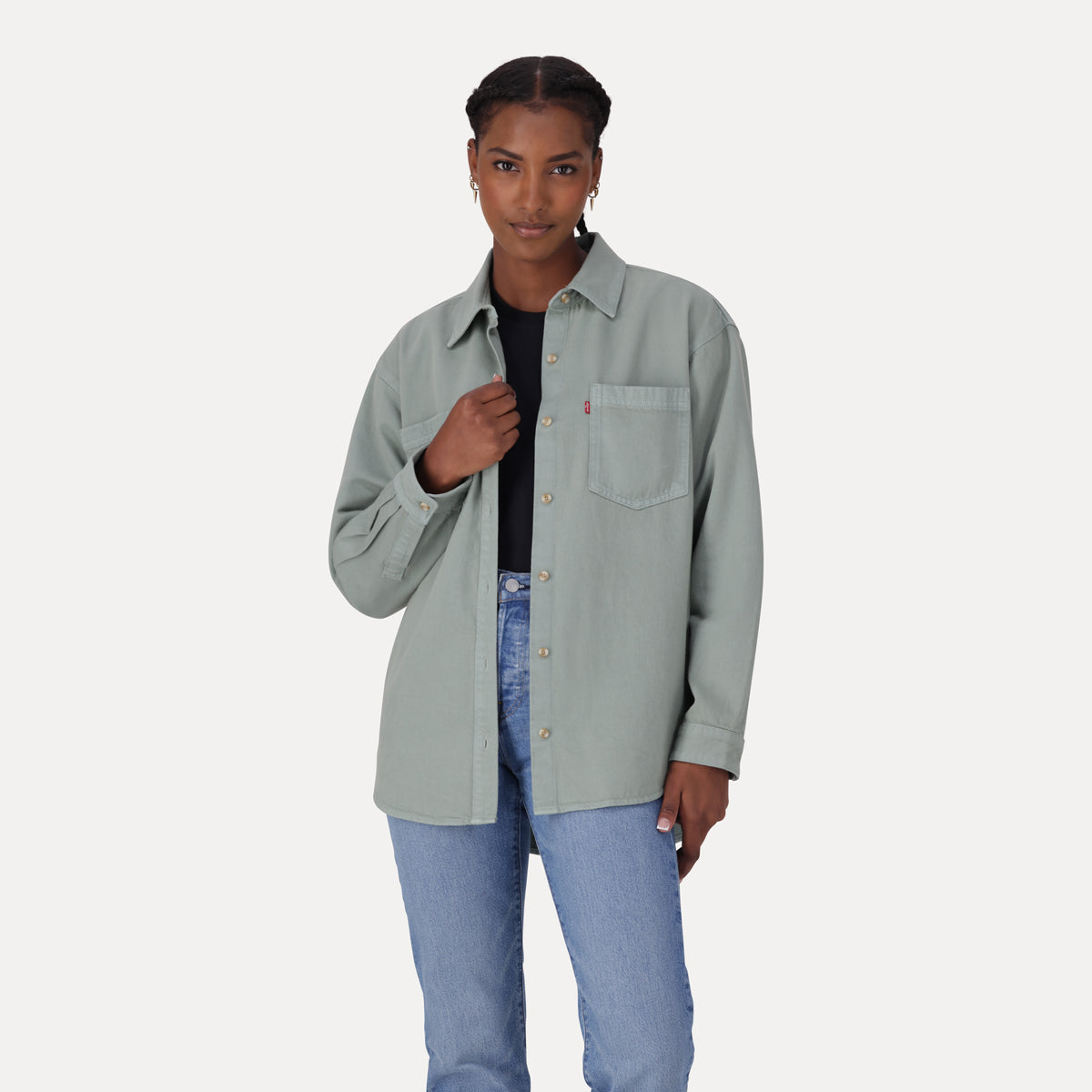 LEVI'S® WOMEN'S IRIS OVERSHIRT - GREEN