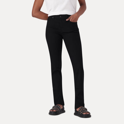 LEVI’S® WOMEN'S 712 MID-RISE SLIM JEANS - BLACK