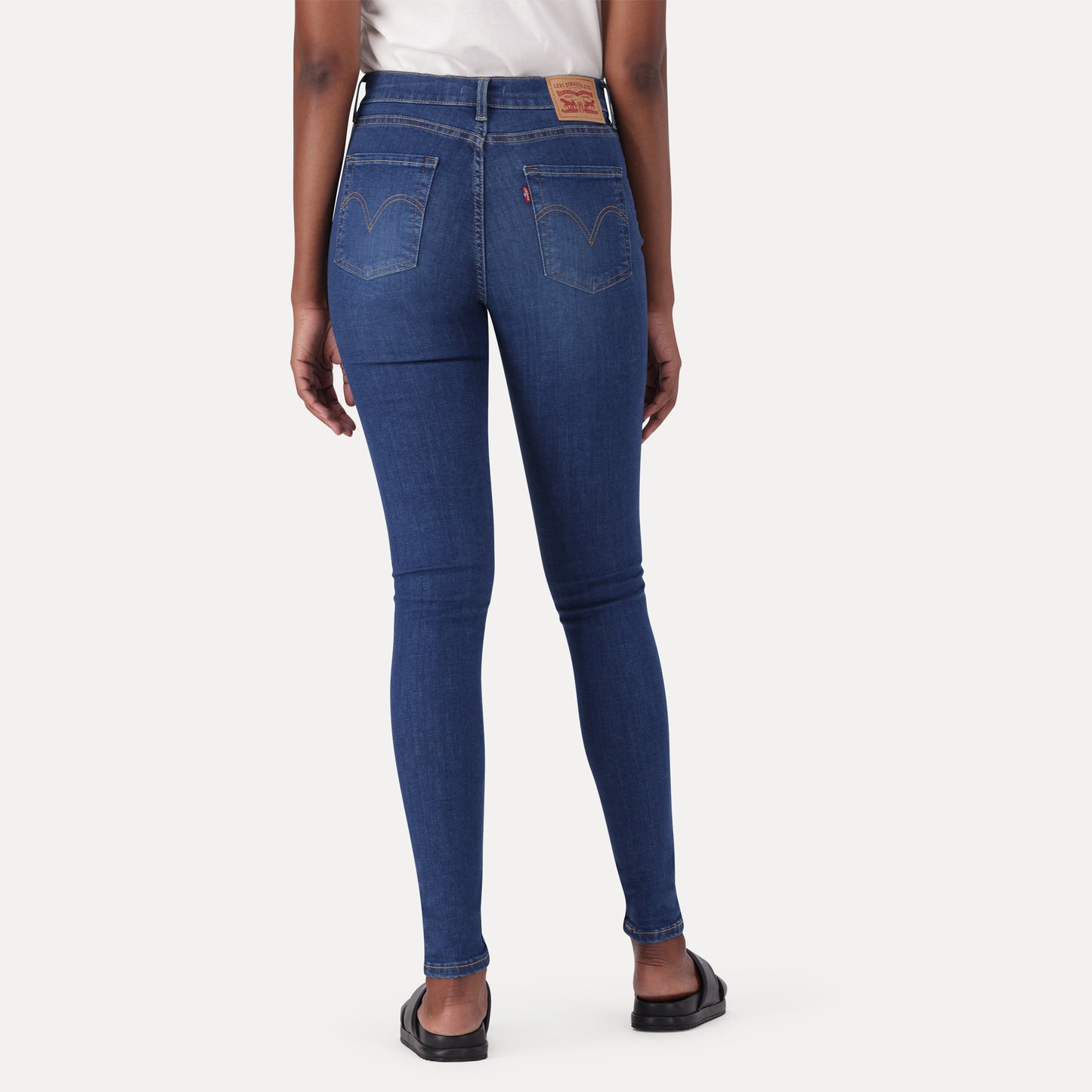 720 HIGH-RISE SUPER SKINNY JEANS - DARK INDIGO - WORN IN