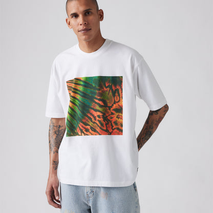 LEVI'S® SKATEBOARDING MEN'S GRAPHIC BOXY T-SHIRT - WHITE