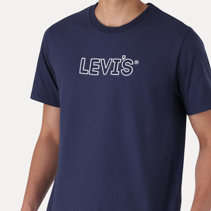 LEVI'S® MEN'S RELAXED FIT SHORT-SLEEVE GRAPHIC T-SHIRT - BLUE