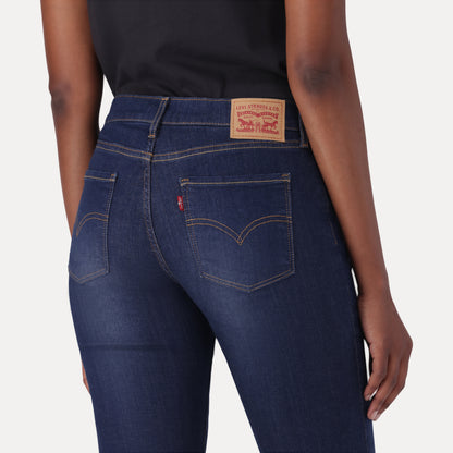 LEVI'S® WOMEN'S 710 SUPER SKINNY  - MED INDIGO - WORN IN