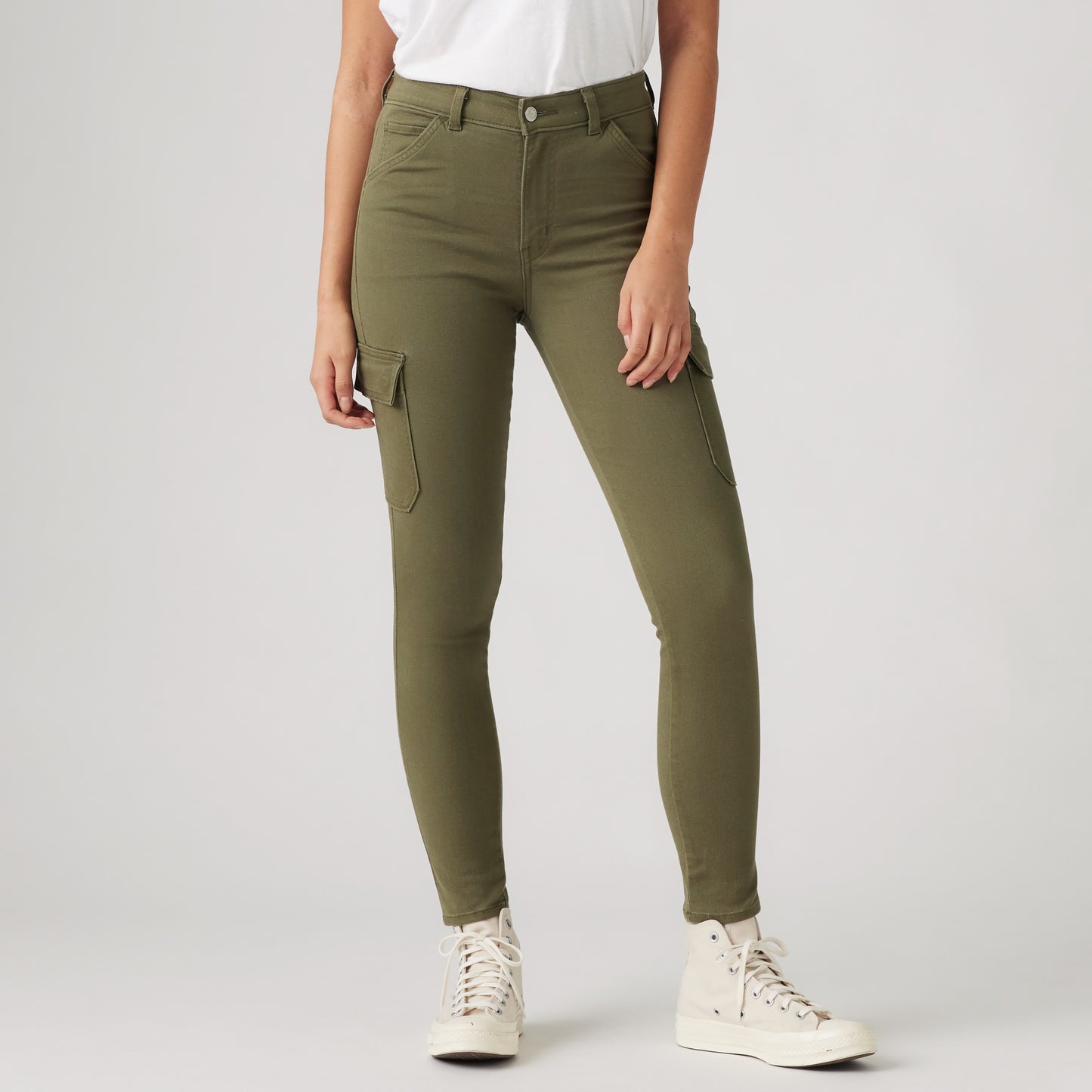 LEVI'S® WOMEN'S 721 HIGH-RISE SKINNY CARGOS - GREEN