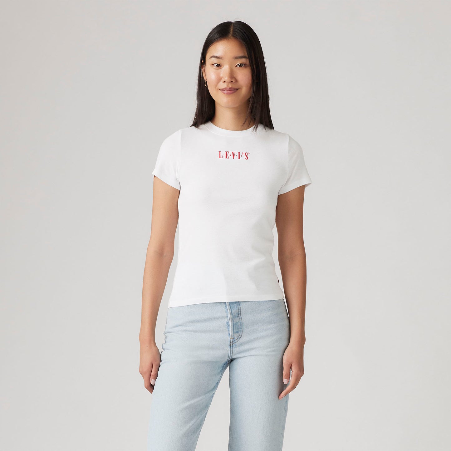 LEVI'S® WOMEN'S GRAPHIC ESSENTIAL T-SHIRT - WHITE