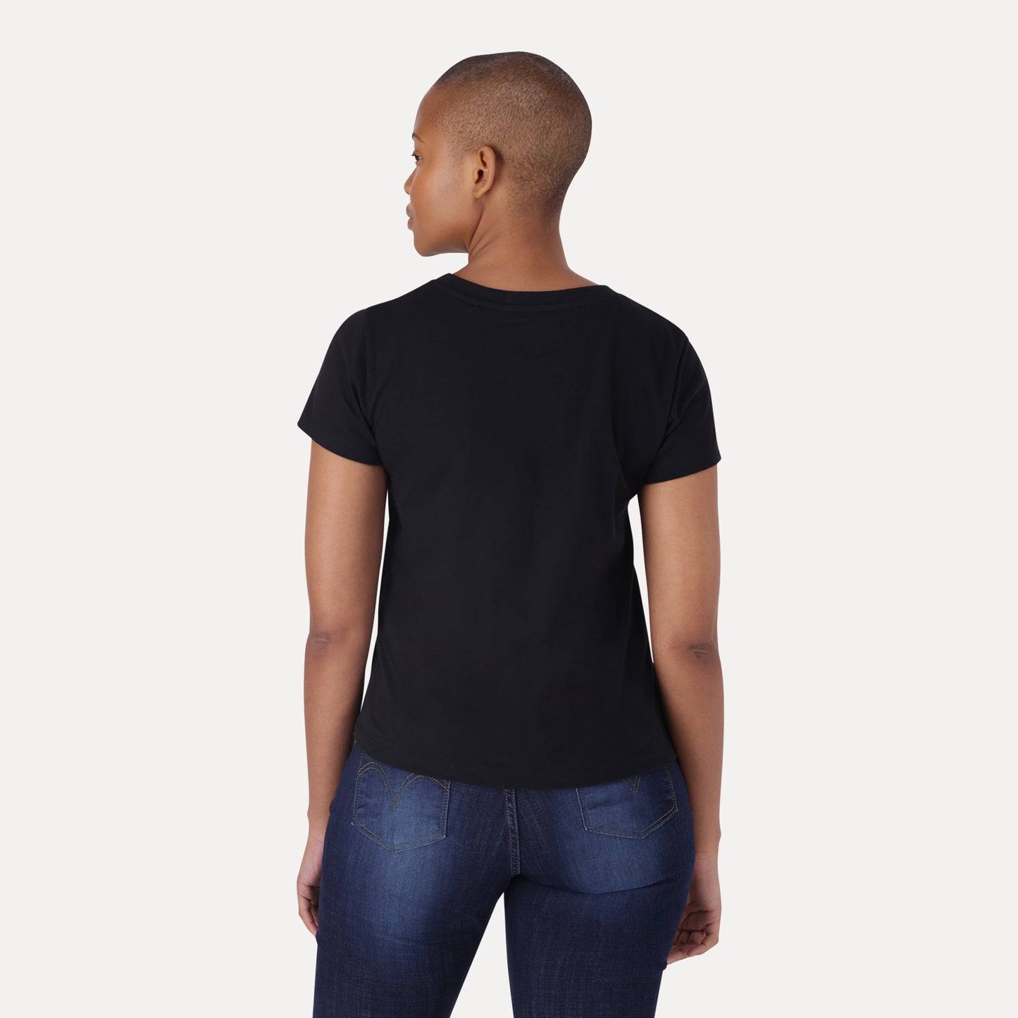 PERFECT VNECK ZA JET BLACK- NEUTRAL