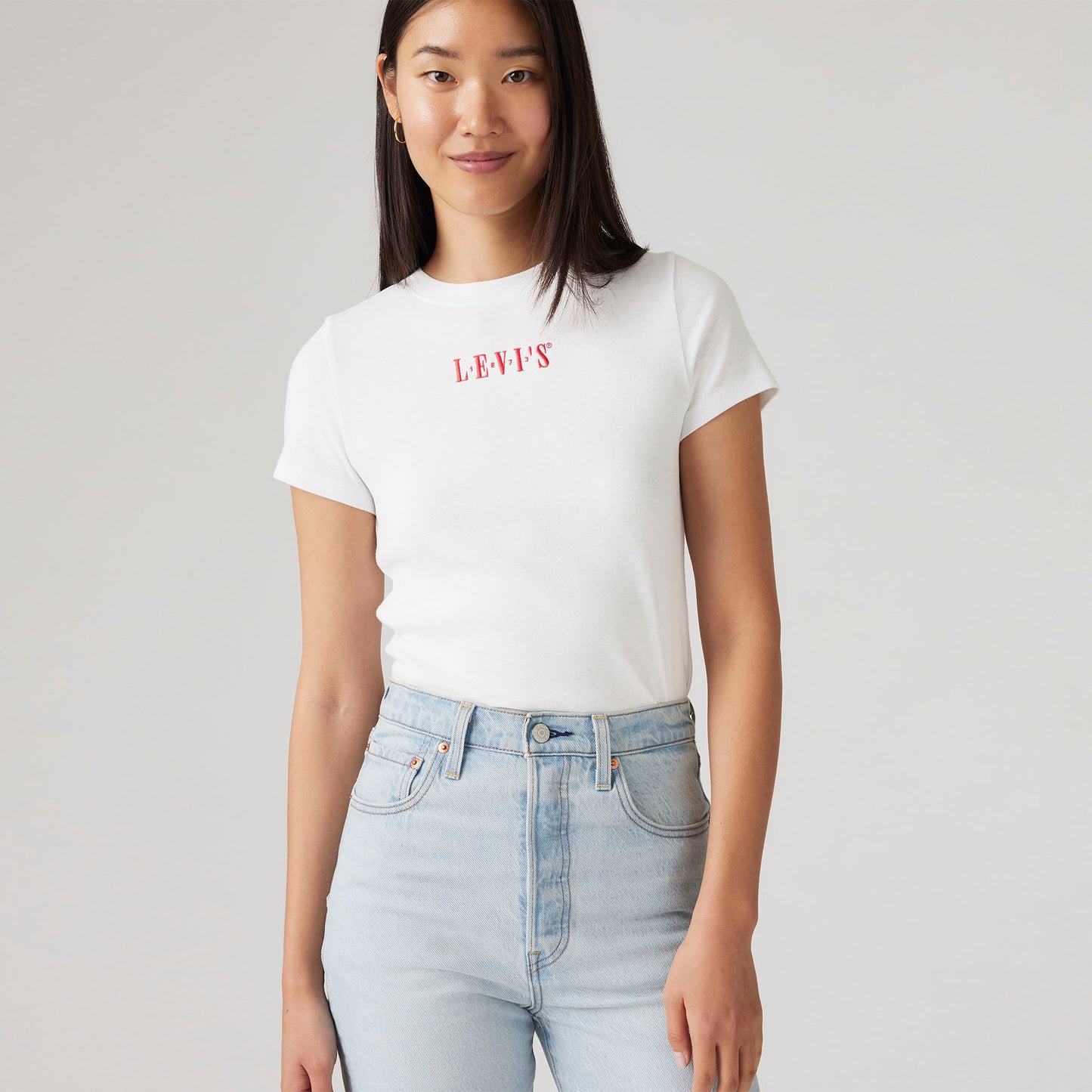 LEVI'S® WOMEN'S GRAPHIC ESSENTIAL T-SHIRT - WHITE