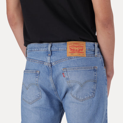 LEVI'S® MEN'S 505™ REGULAR JEANS - MED INDIGO - WORN IN