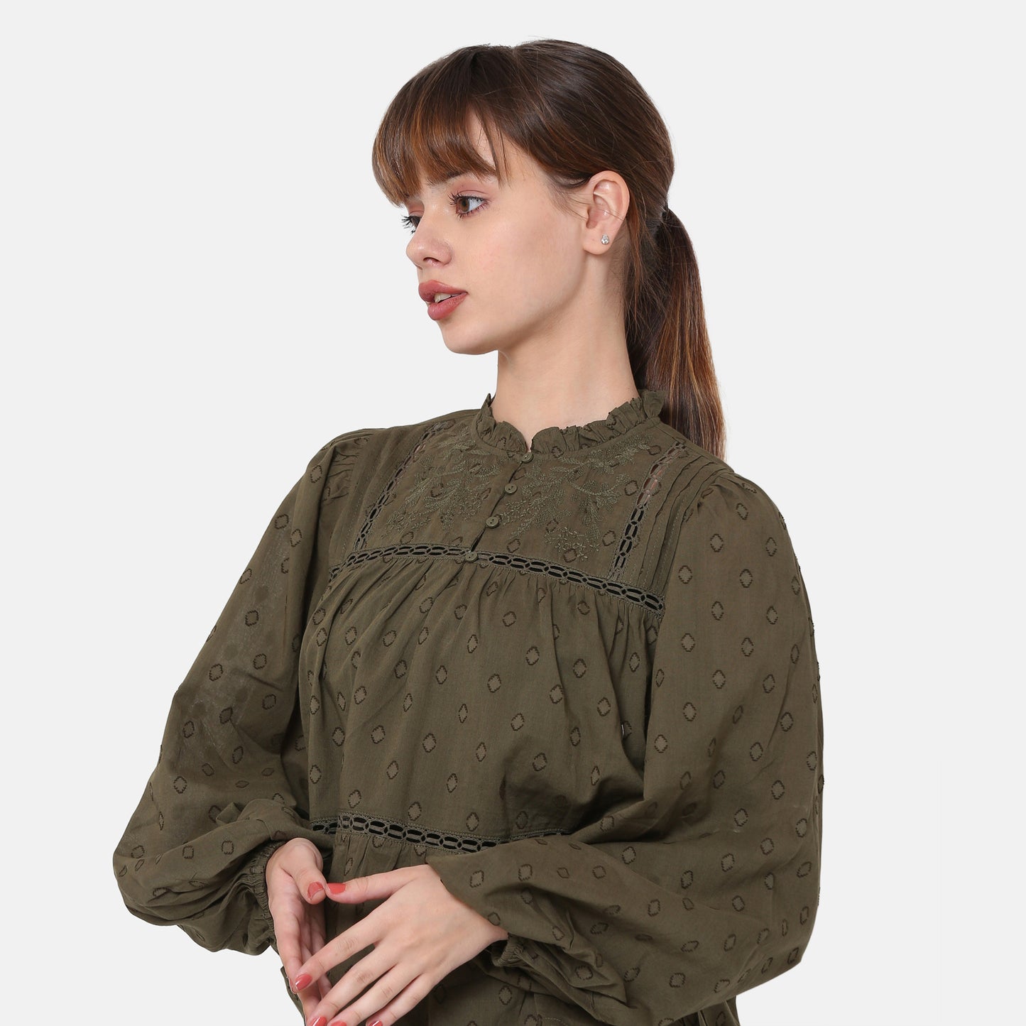 LEVI'S® WOMEN'S LUCIA BLOUSE - GREEN