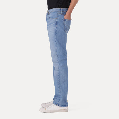 LEVI'S® MEN'S 505™ REGULAR JEANS - MED INDIGO - WORN IN