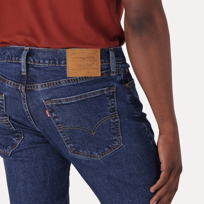 LEVI'S® MEN'S 511™ SLIM JEANS - MED INDIGO - WORN IN