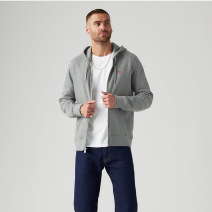 LEVI'S® MEN'S ZIP-UP HOODIE - GREY