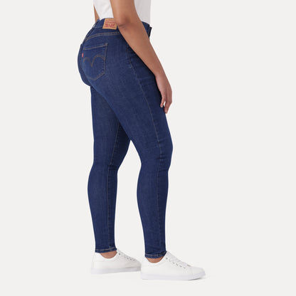 LEVI'S® CURVY HIGH-RISE SUPERSKINNY - DARK INDIGO - WORN IN