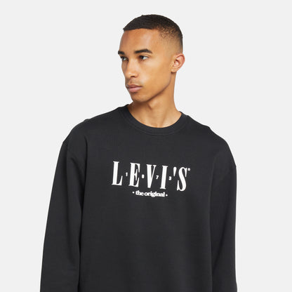 LEVI'S® MEN'S RELAXED GRAPHIC CREWNECK SWEATSHIRT - BLACK