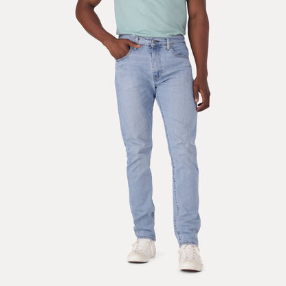 LEVI'S® MEN'S 512™ SLIM TAPER JEANS - LIGHT INDIGO - WORN IN