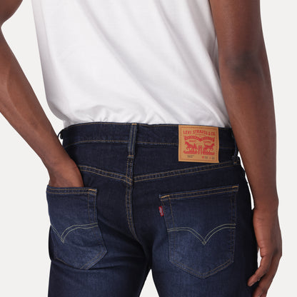 LEVI'S® MEN'S 502™ TAPER JEANS - DARK INDIGO - WORN IN