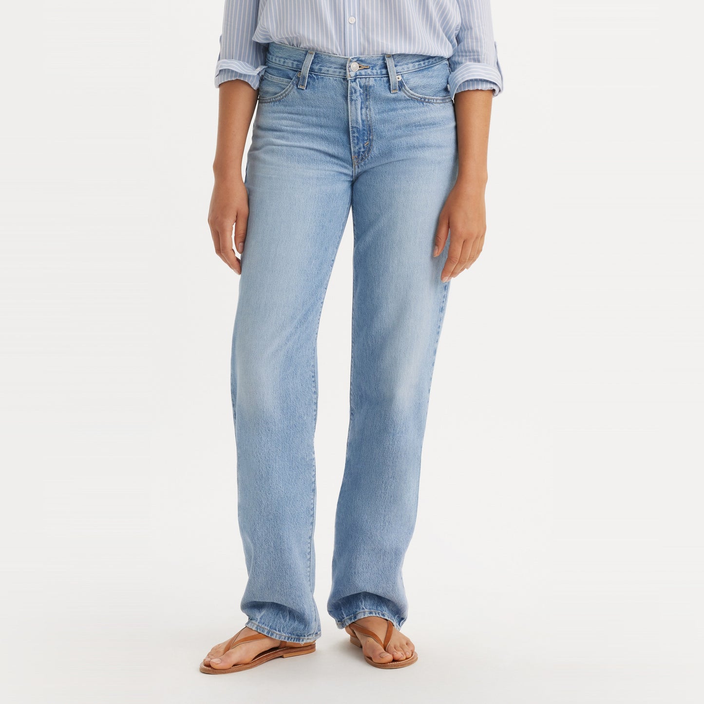 LEVI'S® WOMEN'S '94 BAGGY JEANS - MED INDIGO - WORN IN