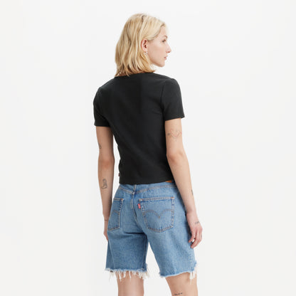 LEVI'S® WOMEN'S MUSE SHORT-SLEEVE TEE - BLACK