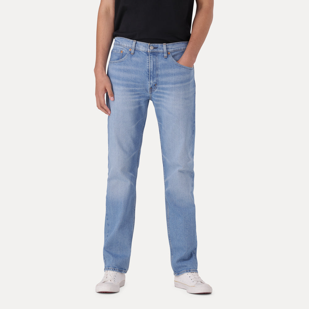 LEVI'S® MEN'S 505™ REGULAR JEANS - MED INDIGO - WORN IN