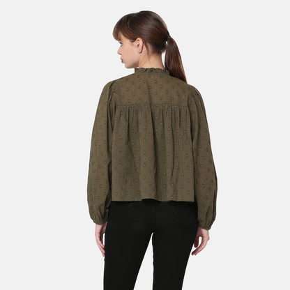 LEVI'S® WOMEN'S LUCIA BLOUSE - GREEN