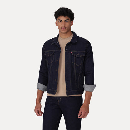 LEVI'S® MEN'S TRUCKER JACKET - DARK INDIGO - FLAT FINISH