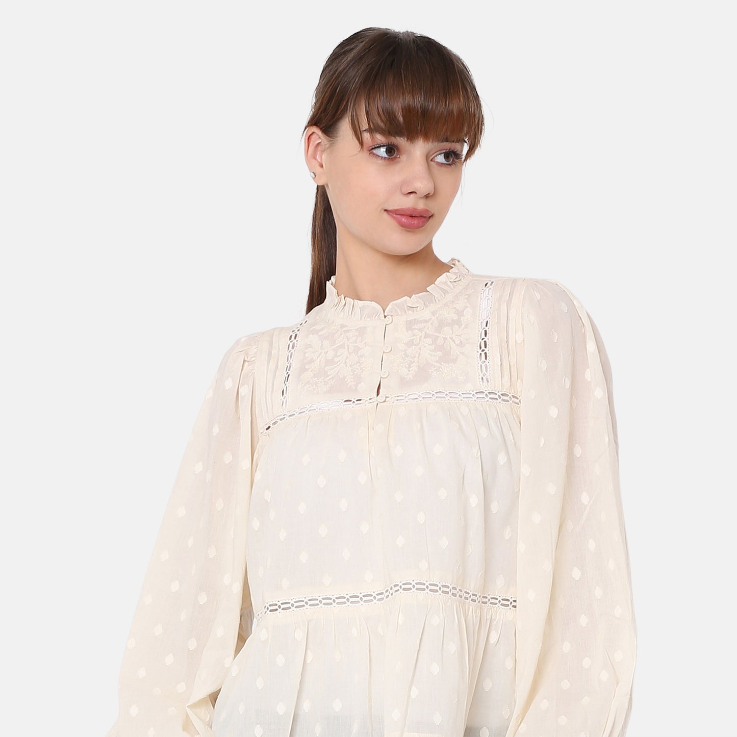 LEVI'S® WOMEN'S LUCIA BLOUSE - NEUTRAL