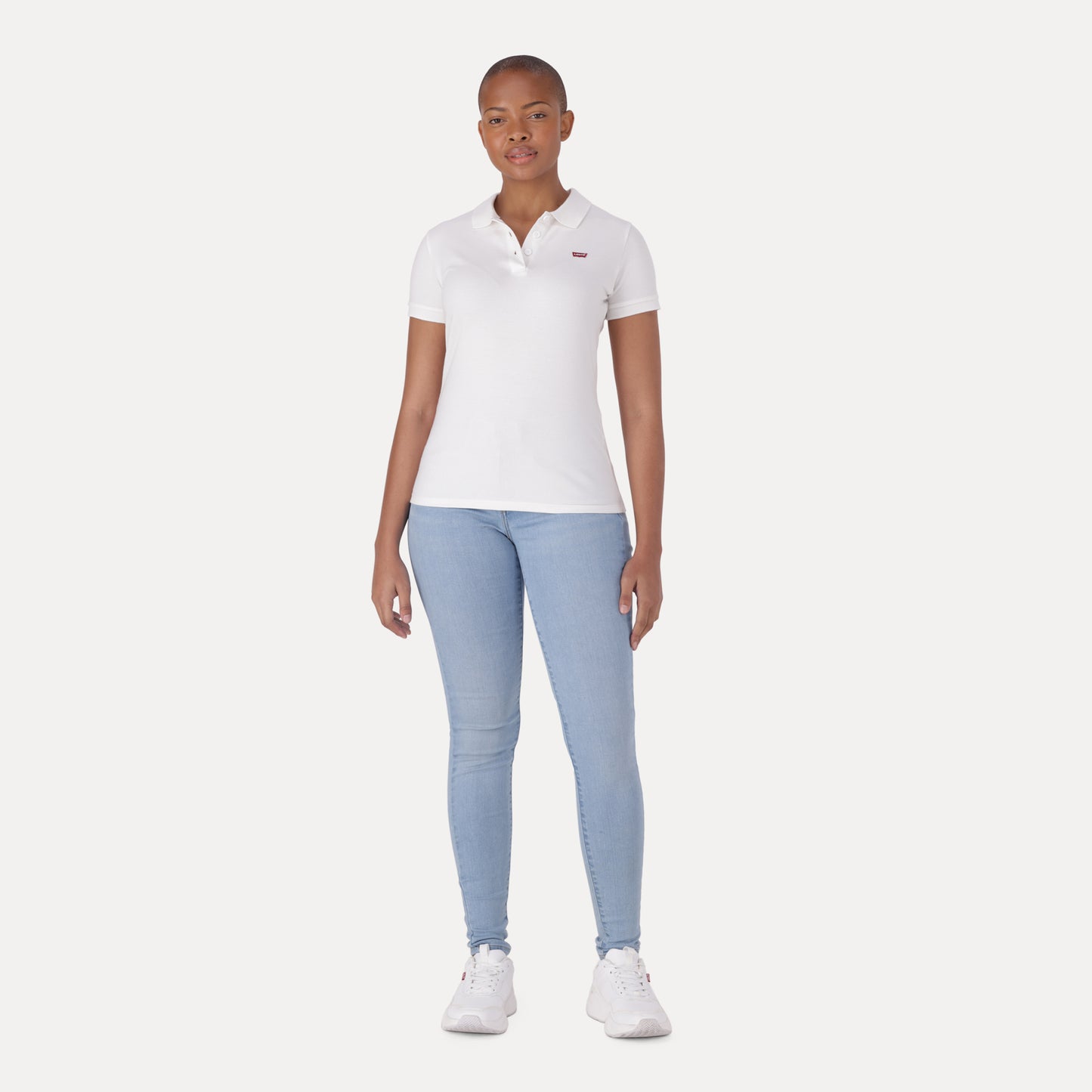 LEVI'S® CURVY SUPER SKINNY  - LIGHT INDIGO - WORN IN