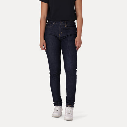 LEVI'S® WOMEN'S CURVY HIGH-RISE SUPER SKINNY  - DARK INDIGO - FLAT FINISH