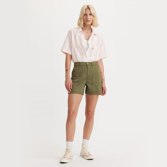 LEVI'S® WOMEN'S UTILITY SHORTS - GREEN