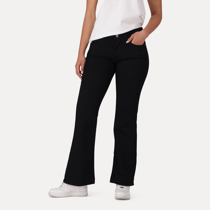 LEVI'S® WOMEN'S CURVY FLARE  - BLACK