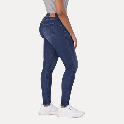 LEVI'S® CURVY HIGH-RISE SUPERSKINNY - MED INDIGO - WORN IN