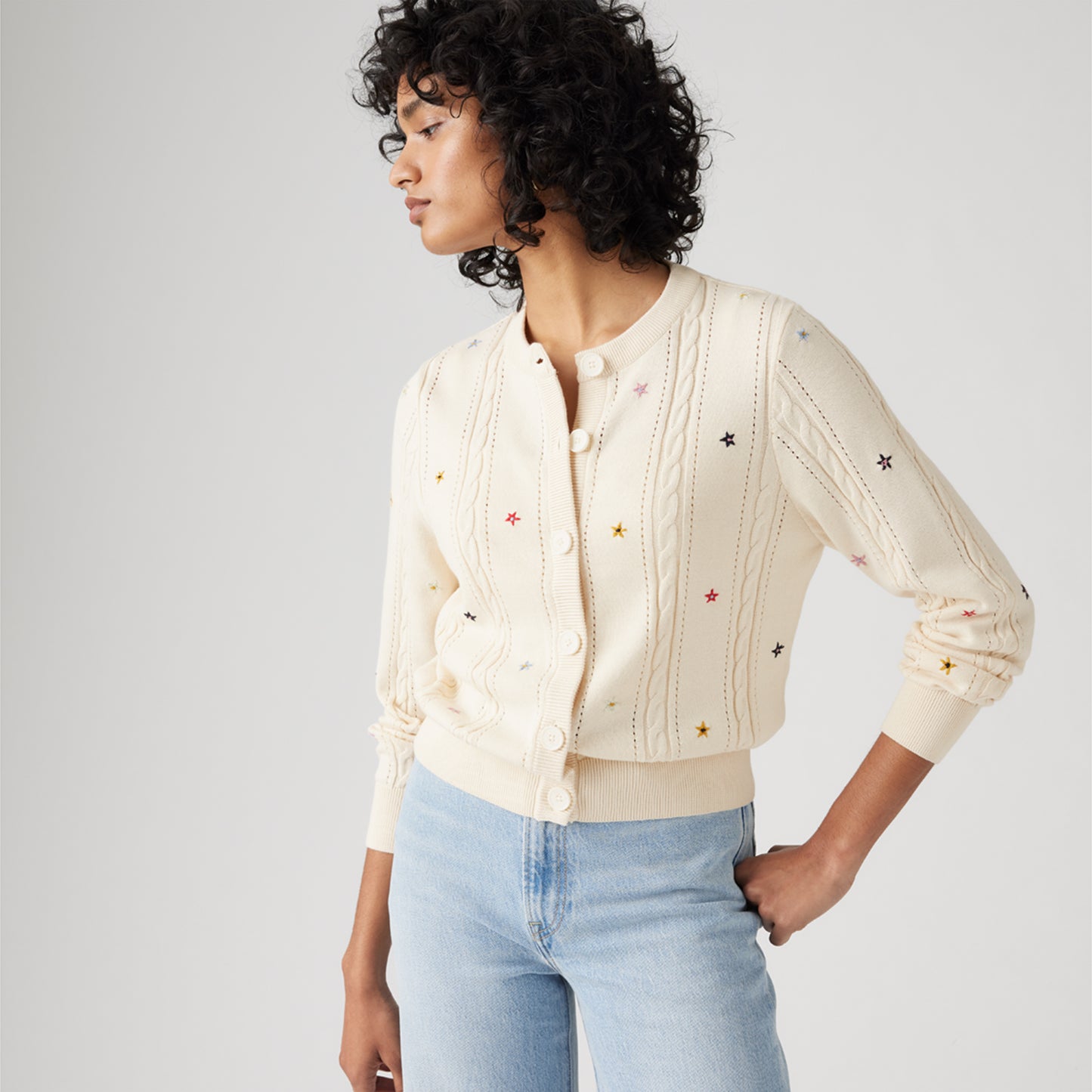 LEVI'S® WOMEN'S MARAIS CARDIGAN - TAN