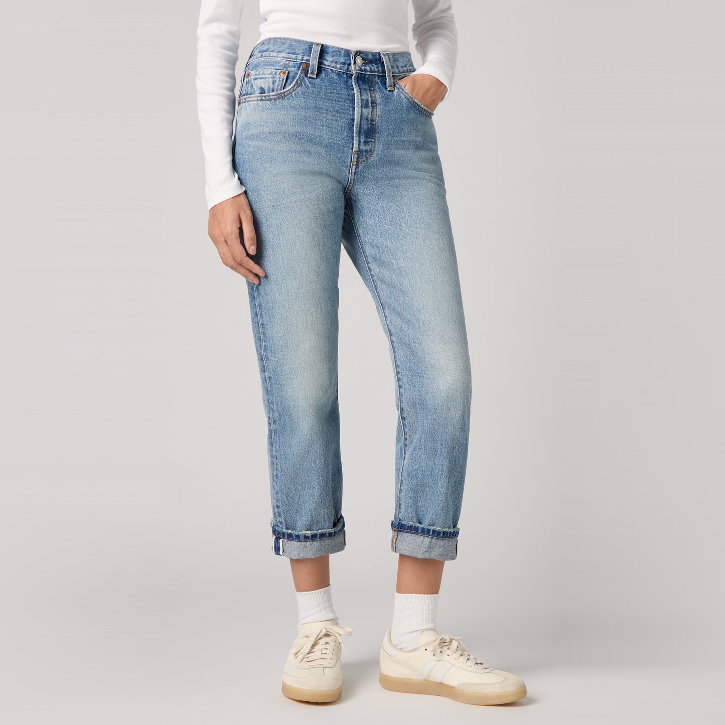 LEVI'S® WOMEN'S 501® ORIGINAL CROPPED JEANS