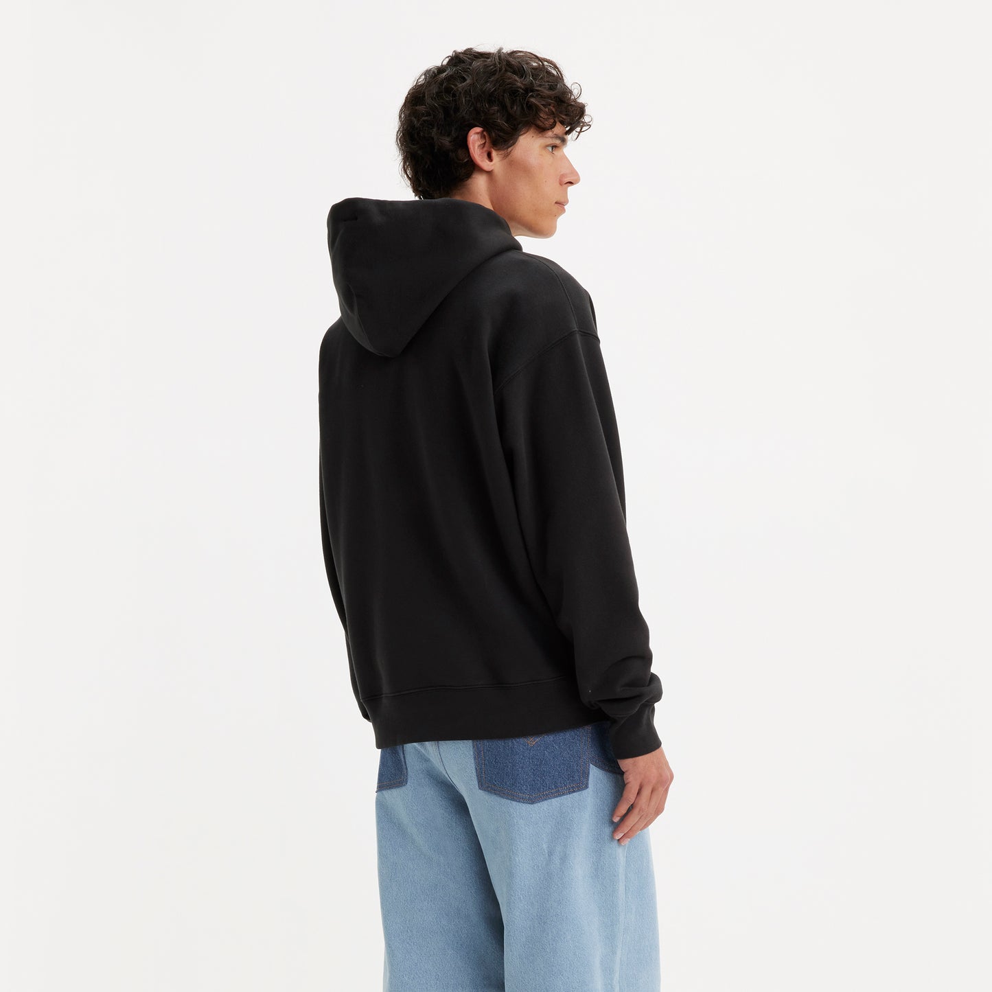 LEVI'S® SKATEBOARDING HOODED SWEATSHIRT - BLACK