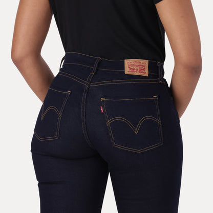 LEVI'S® CURVY STRAIGHT - DARK INDIGO - WORN IN