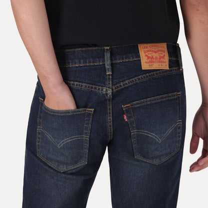 LEVI'S® MEN'S 512™ SLIM TAPER JEANS - DARK INDIGO - WORN IN