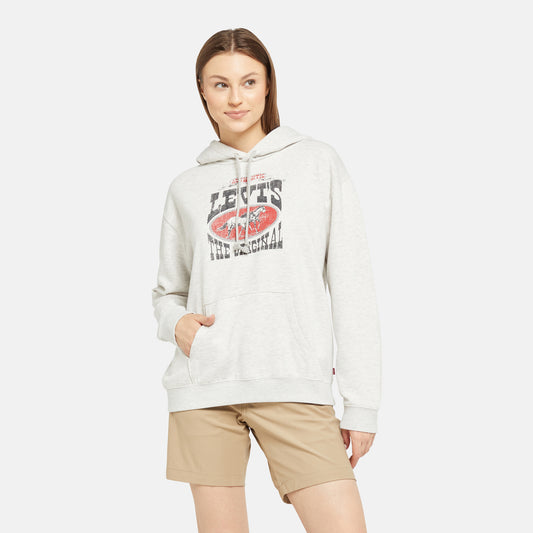 LEVI'S® WOMEN'S GRAPHIC EVERYDAY HOODIE - GREY