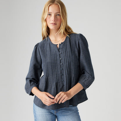 LEVI'S® WOMEN'S GINA BLOUSE - BLUE