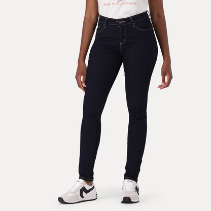 LEVI'S® CURVY SKINNY - DARK INDIGO - WORN IN