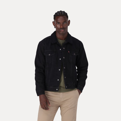 LEVI'S® MEN'S TYPE III SHERPA TRUCKER JACKET - BLACK