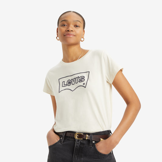 LEVI'S® WOMEN'S GRAPHIC BOXY T-SHIRT - WHITE