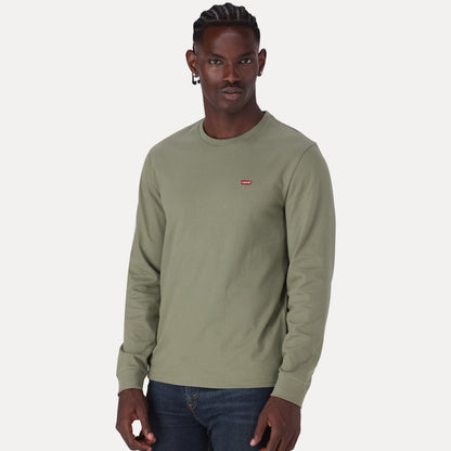 LEVI'S® MEN'S ORIGINAL HOUSEMARK LONG-SLEEVE T-SHIRT - GREEN