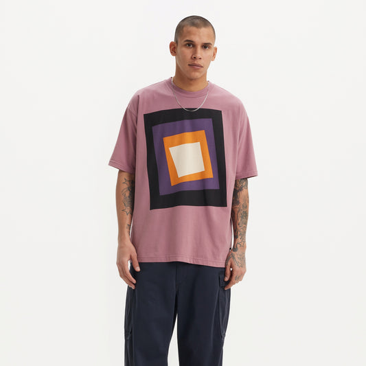 LEVI'S® SKATEBOARDING MEN'S GRAPHIC BOXY T-SHIRT - PURPLE