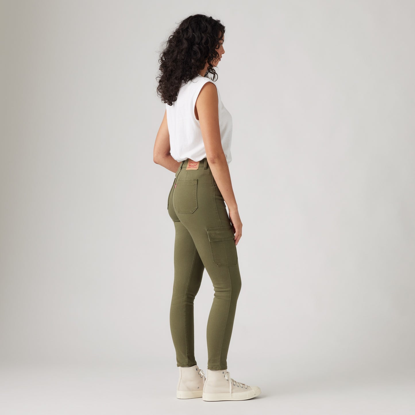 LEVI'S® WOMEN'S 721 HIGH-RISE SKINNY CARGOS - GREEN