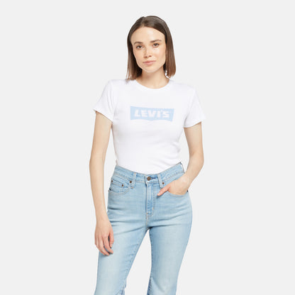 LEVI'S® WOMEN'S GRAPHIC ESSENTIAL SPORTY TEE - BLUE