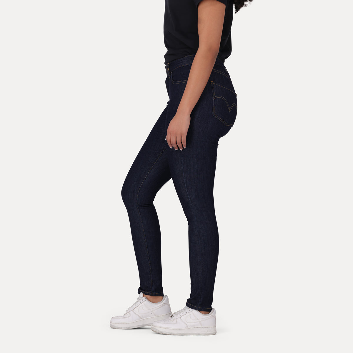 LEVI'S® WOMEN'S CURVY SKINNY  - DARK INDIGO - FLAT FINISH