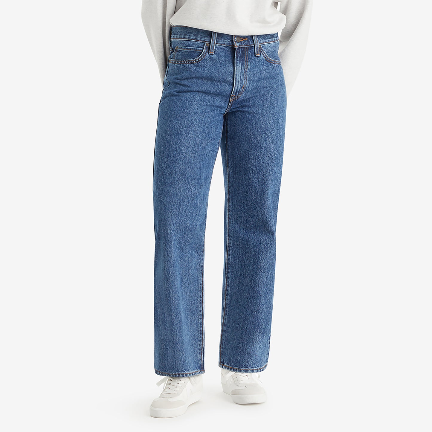 LEVI'S® WOMEN'S '94 BAGGY JEANS - MED INDIGO - WORN IN