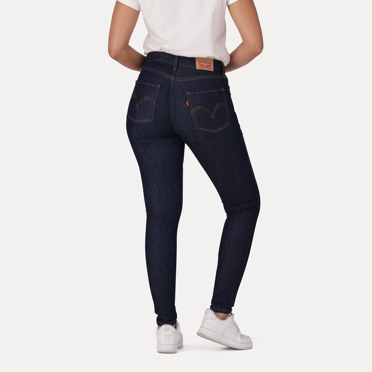 LEVI'S® WOMEN'S CURVY SUPER SKINNY  - DARK INDIGO - FLAT FINISH