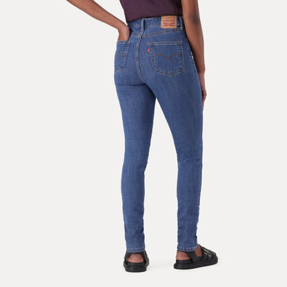 721 HIGH RISE SKINNY ZA CITRUS HILL- MED INDIGO - FLAT FINISH