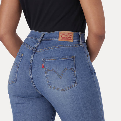 LEVI'S® CURVY HIGH-RISE SUPERSKINNY - MED INDIGO - WORN IN