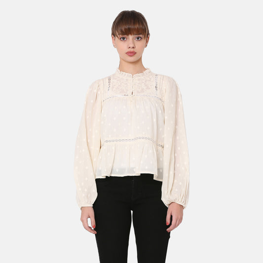 LEVI'S® WOMEN'S LUCIA BLOUSE - NEUTRAL